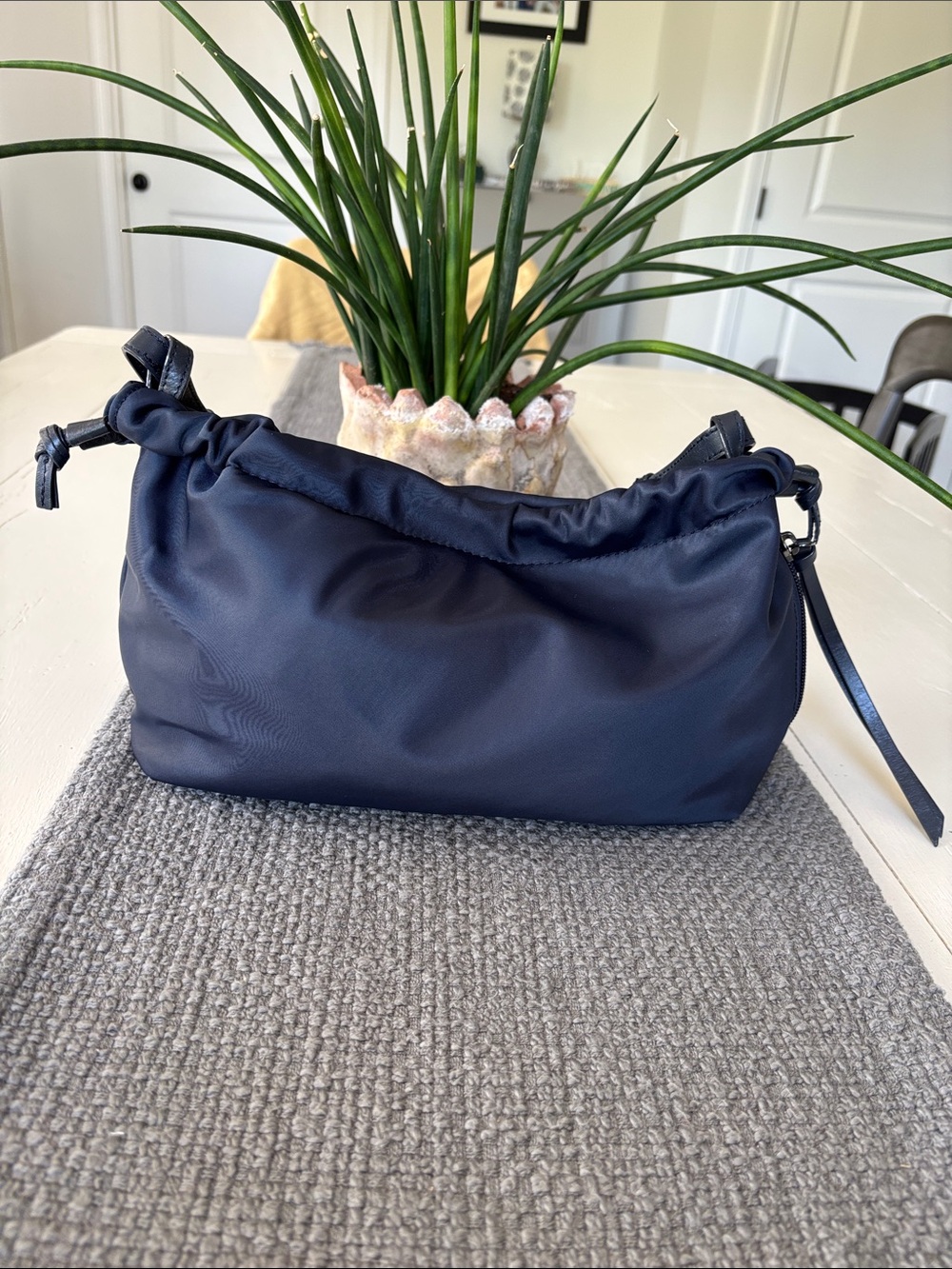 MZ WALLACE Navy Waverly Shoulder/Crossbody Bag - Picture 2 of 8